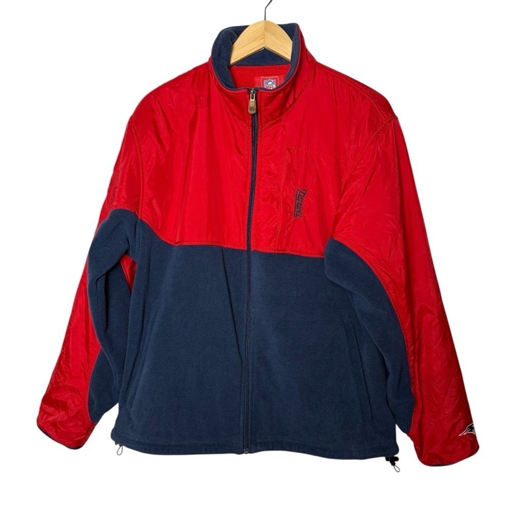 NFL New England Patriots Fleece Jacket Mens Medium